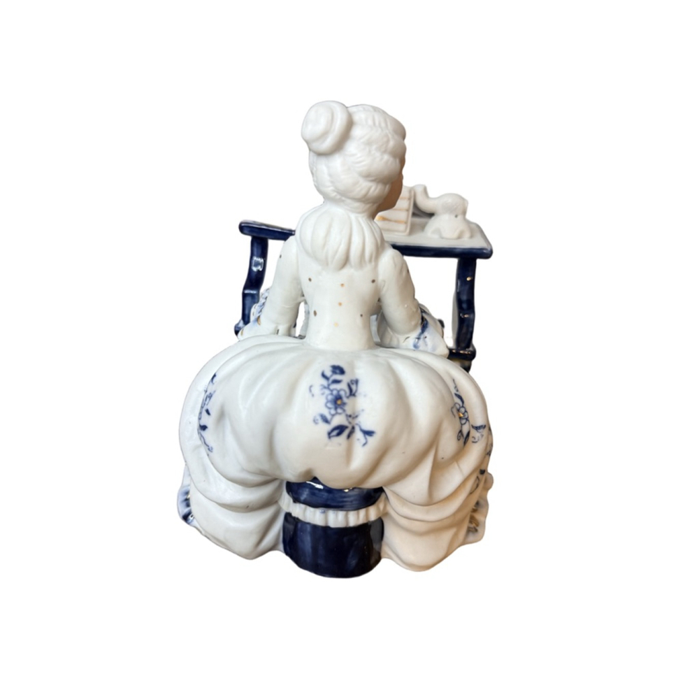 Vintage wind up musical Man woman piano boy girl baby 5 pieces 4 musical - Picture 8 of 16